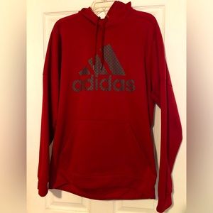 Adidas climawarm men’s large tall Red Hoodie Sweater